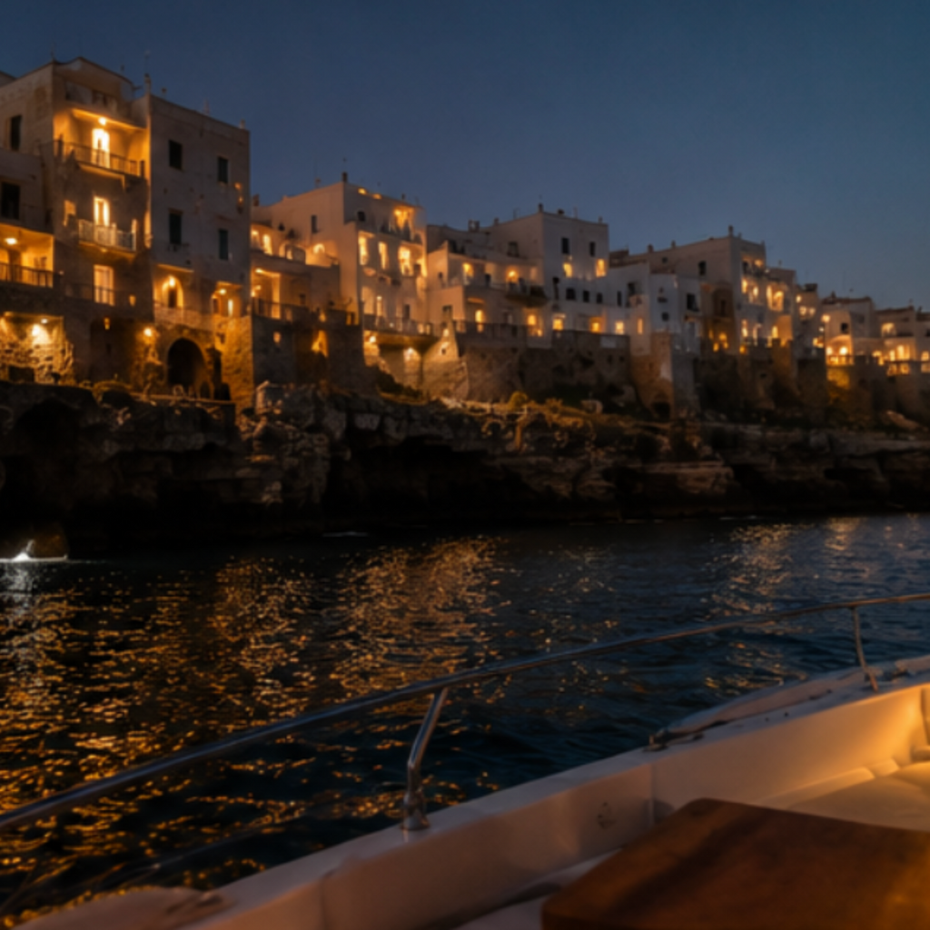 MONOPOLI: ROMANTICO TOUR IN BARCA SERALE