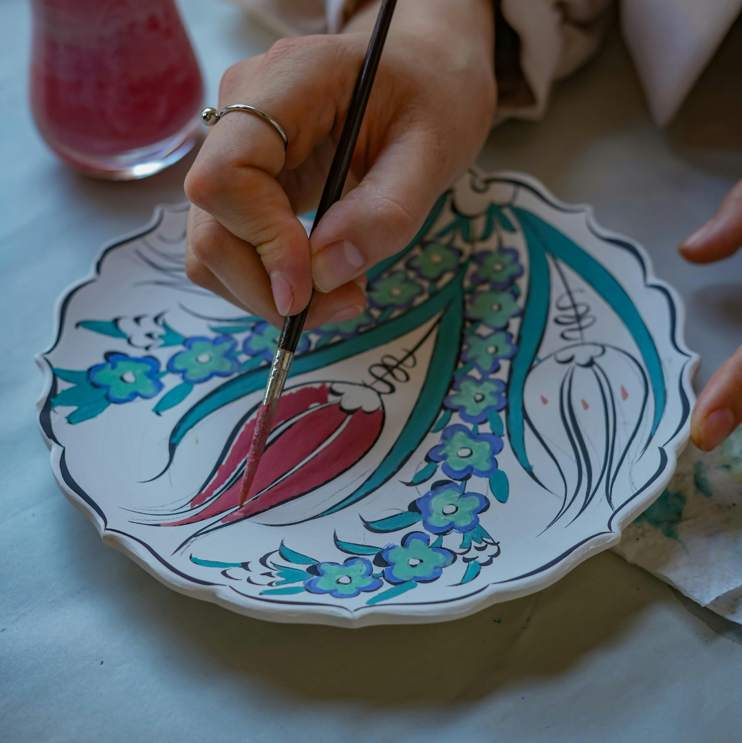 Pittura su Ceramica sotto i Limoni con Pranzo ad Amalfi