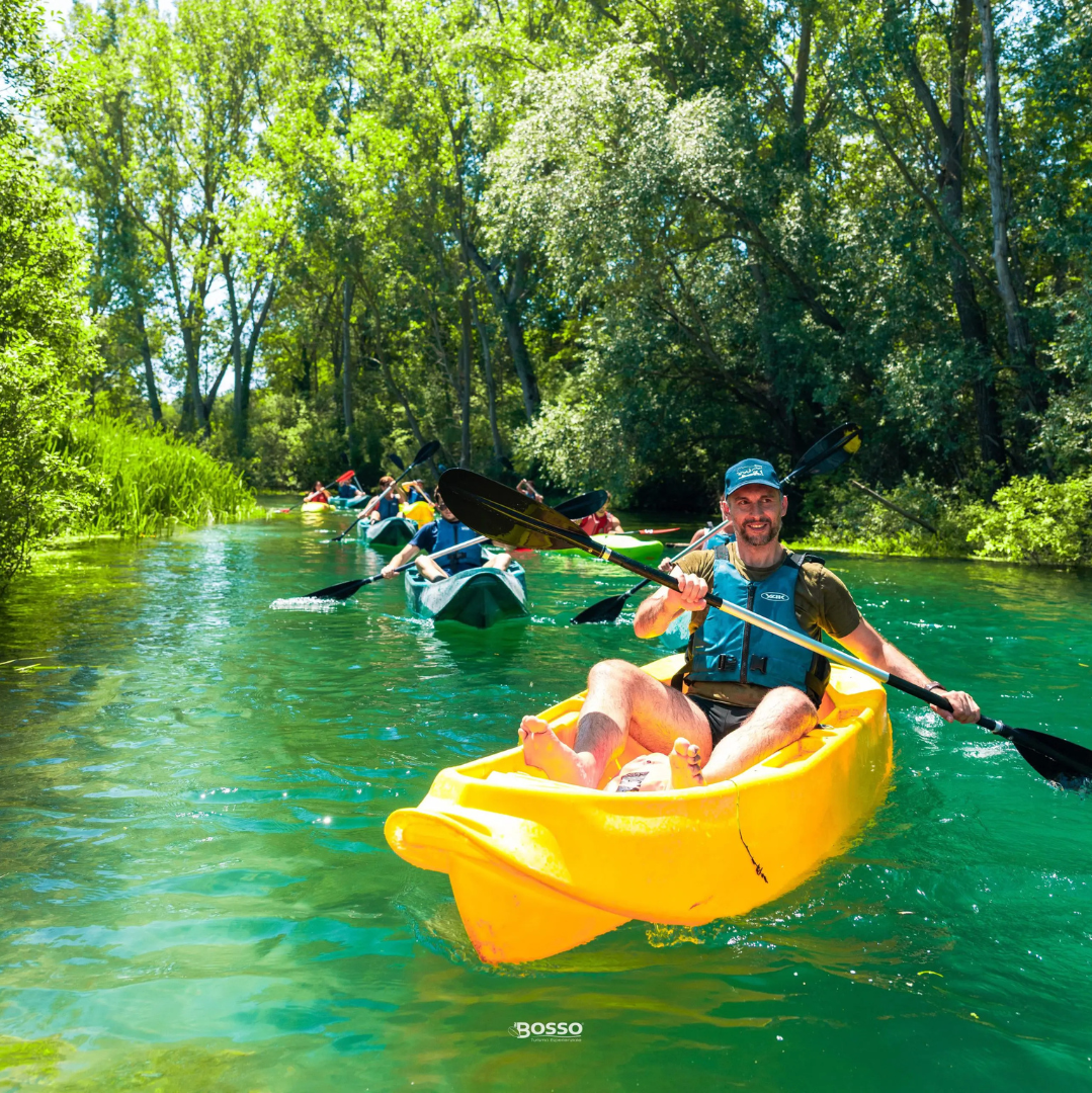 Kayak sulle Sorgenti del Fiume Tirino a Capestrano