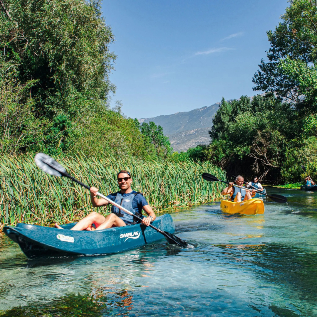 Kayak sulle Sorgenti del Fiume Tirino a Capestrano