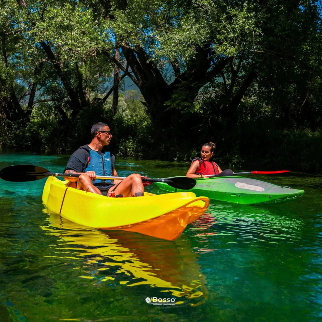 Kayak sulle Sorgenti del Fiume Tirino a Capestrano